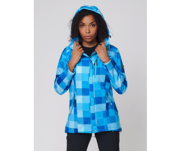 Костюм женский softshell синего цвета 01923S