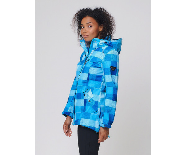 Костюм женский softshell синего цвета 01923S