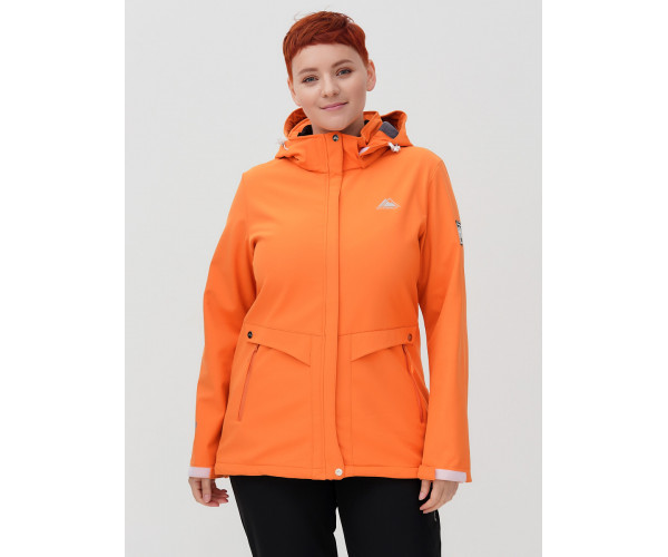 Костюм  bigsize оранжевого цвета 02032-1O