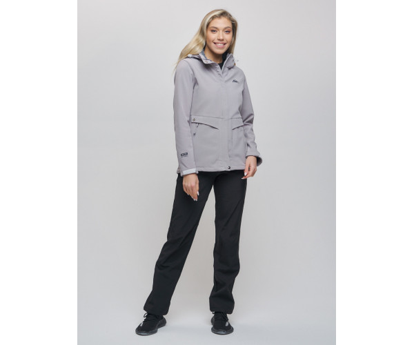 Костюм  серого цвета 02032Sr