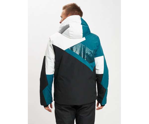 Горнолыжная куртка мужская темно-зеленого цвета 77019TZ