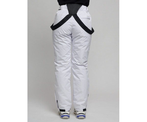 Горнолыжный костюм женский белого цвета 77038Bl