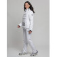 Горнолыжный костюм женский белого цвета 77038Bl
