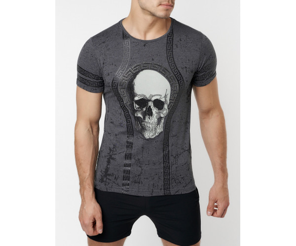 Подростковая футболка 220034темно-серого цвета 220034TC