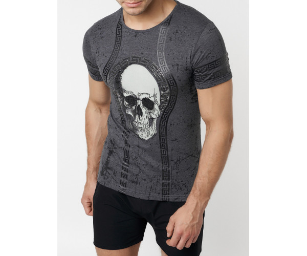 Подростковая футболка 220034темно-серого цвета 220034TC