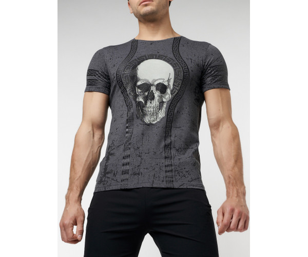 Подростковая футболка 220034темно-серого цвета 220034TC