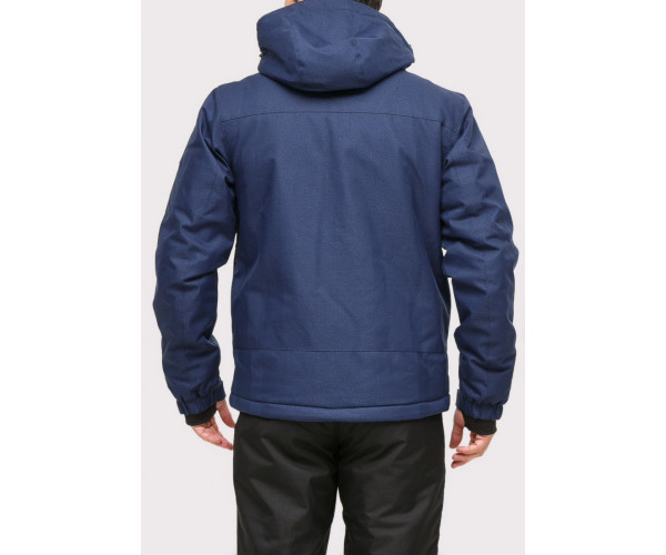 Мужской зимний костюм горнолыжный темно-синего цвета 01901TS