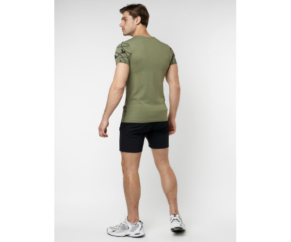 Подростковая футболка хаки цвета 220081Kh