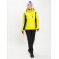 Горнолыжная куртка женская желтого цвета 77034J
