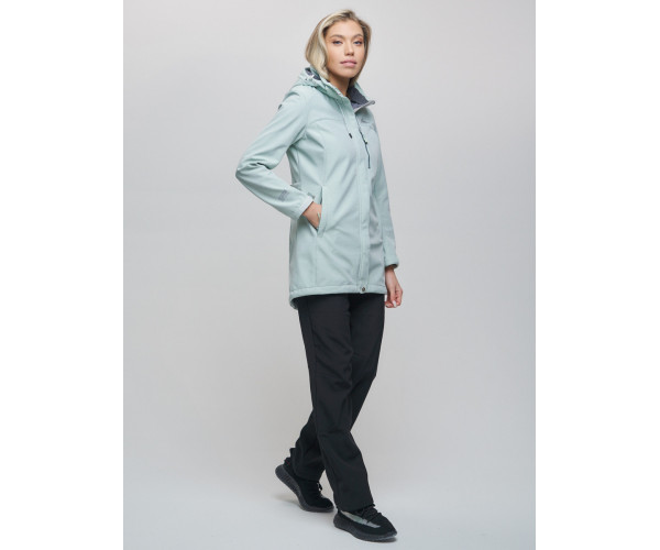 Костюм женский  бирюзового цвета 02022Br