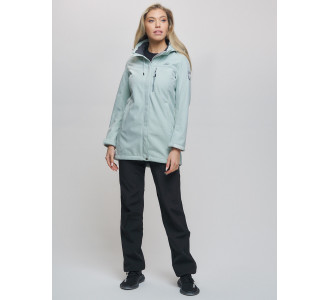 Костюм женский  бирюзового цвета 02022Br