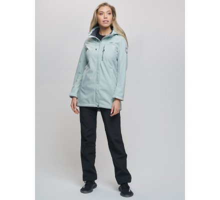 Костюм женский  бирюзового цвета 02022Br