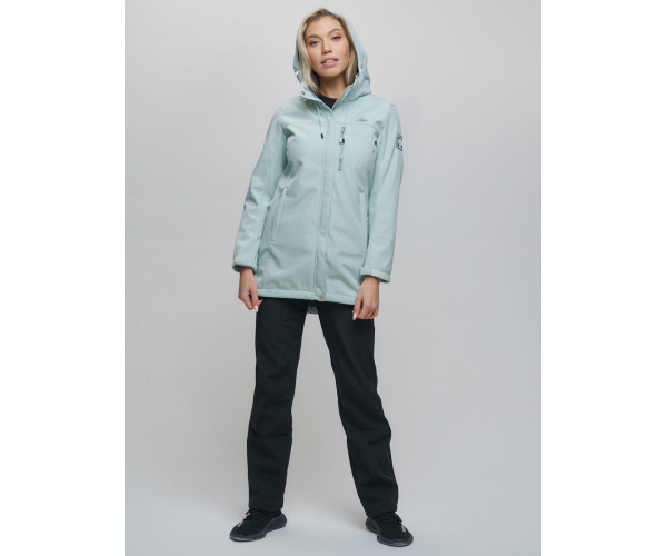 Костюм женский  бирюзового цвета 02022Br