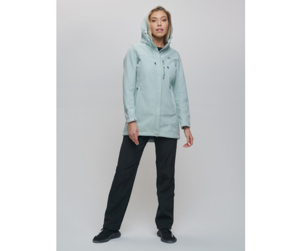 Костюм женский  бирюзового цвета 02022Br