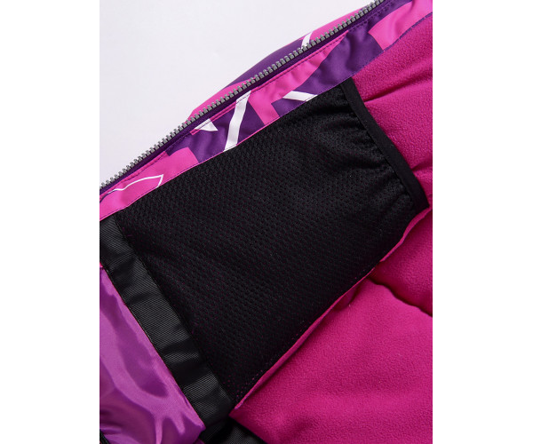 Горнолыжный костюм Valianly для девочки малинового цвета 9020M