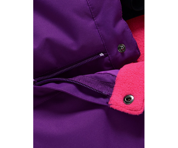 Горнолыжный костюм Valianly для девочки малинового цвета 9020M