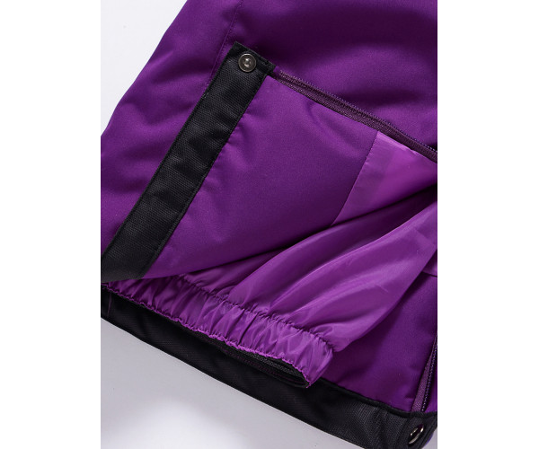 Горнолыжный костюм Valianly для девочки малинового цвета 9020M