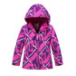 Горнолыжный костюм Valianly для девочки малинового цвета 9020M