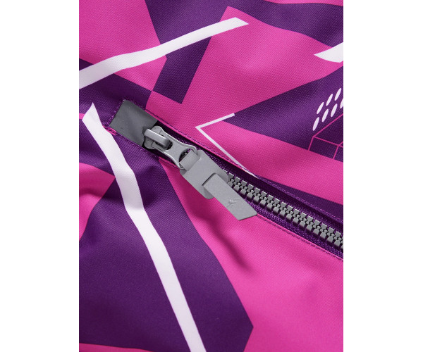 Горнолыжный костюм Valianly для девочки малинового цвета 9020M