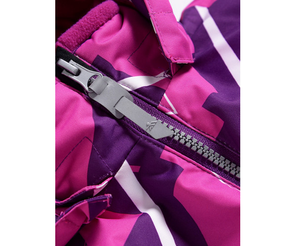 Горнолыжный костюм Valianly для девочки малинового цвета 9020M