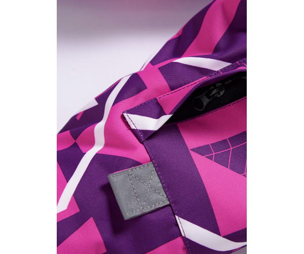 Горнолыжный костюм Valianly для девочки малинового цвета 9020M