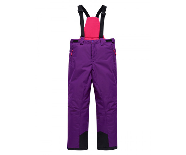 Горнолыжный костюм Valianly для девочки малинового цвета 9020M