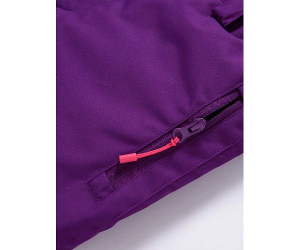 Горнолыжный костюм Valianly для девочки малинового цвета 9020M