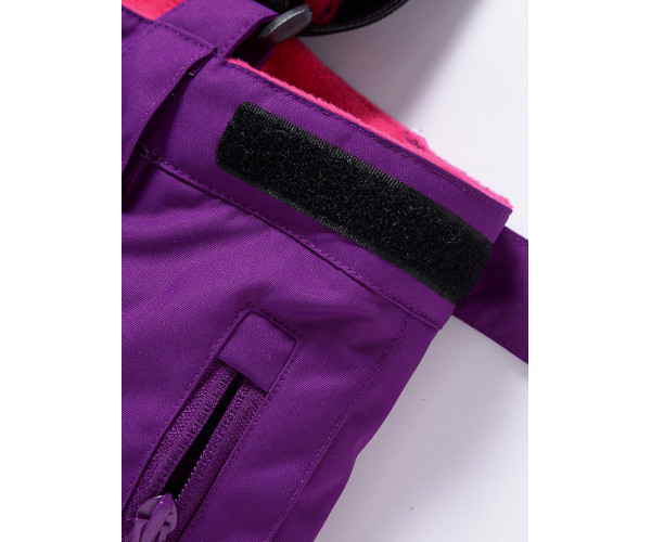 Горнолыжный костюм Valianly для девочки малинового цвета 9020M