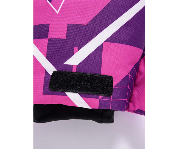 Горнолыжный костюм Valianly для девочки малинового цвета 9020M