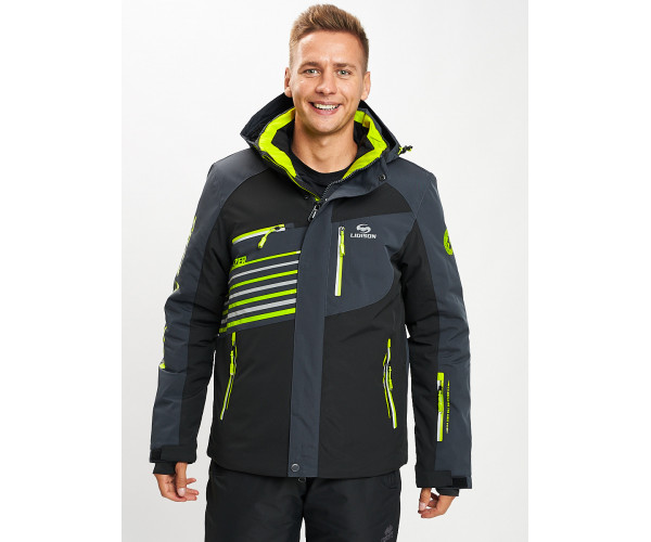 Горнолыжная куртка мужская черного цвета 77012Ch