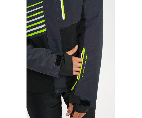 Горнолыжная куртка мужская черного цвета 77012Ch