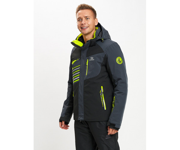 Горнолыжная куртка мужская черного цвета 77012Ch