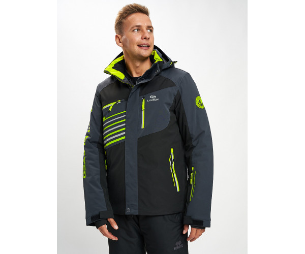 Горнолыжная куртка мужская черного цвета 77012Ch