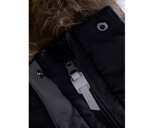 Парка зимняя Valianly для мальчика черного цвета 9033Ch