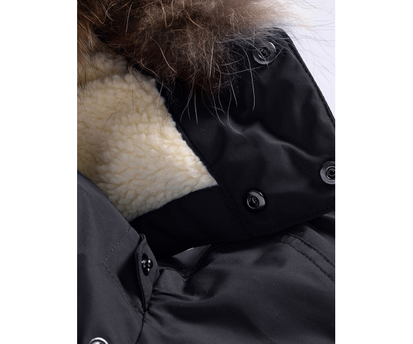 Парка зимняя Valianly для мальчика черного цвета 9033Ch