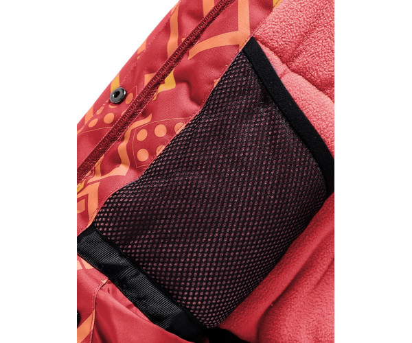 Детский зимний костюм горнолыжный персикового цвета 9014P