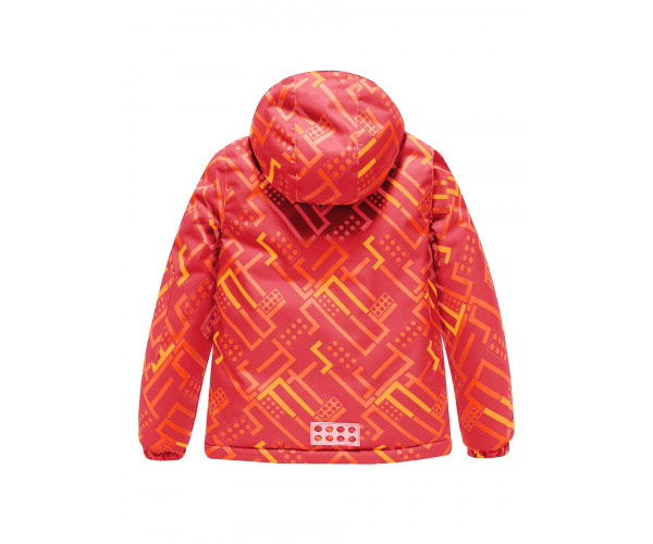 Детский зимний костюм горнолыжный персикового цвета 9014P