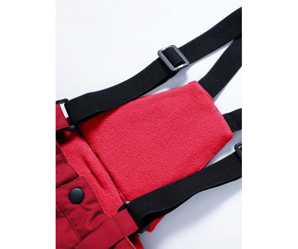 Детский зимний костюм горнолыжный персикового цвета 9014P