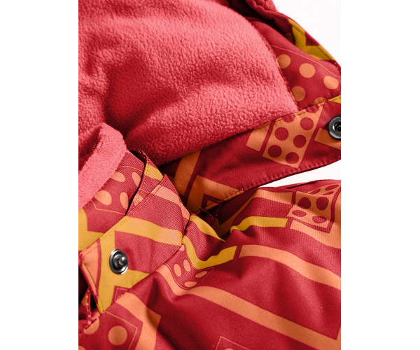 Детский зимний костюм горнолыжный персикового цвета 9014P