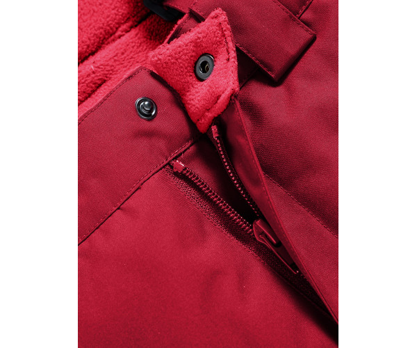 Детский зимний костюм горнолыжный персикового цвета 9014P