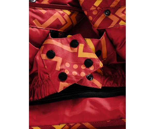 Детский зимний костюм горнолыжный персикового цвета 9014P