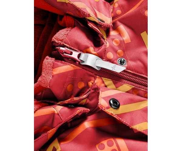 Детский зимний костюм горнолыжный персикового цвета 9014P