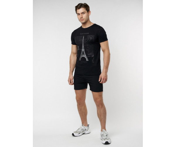 Подростковая футболка черного цвета 220088Ch