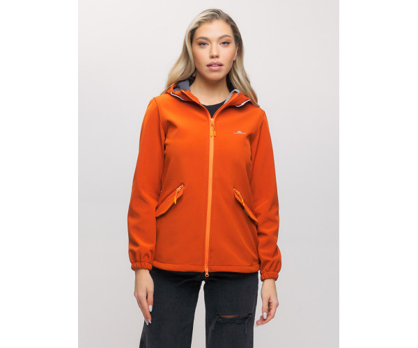 Ветровка  женская оранжевого цвета 20014-1O
