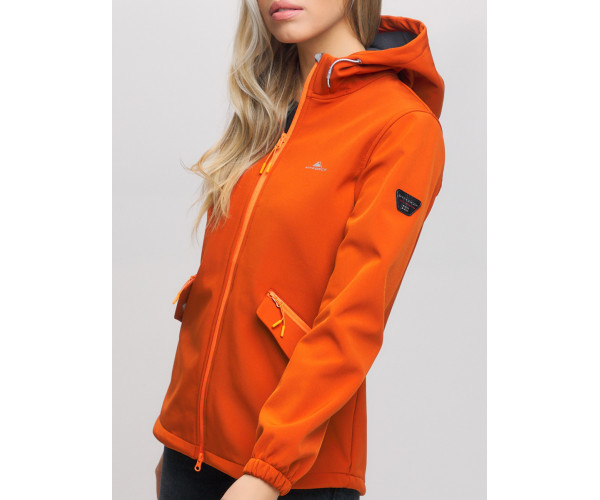 Ветровка  женская оранжевого цвета 20014-1O
