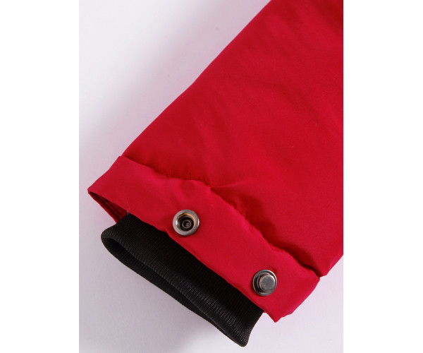 Подростковая для девочки зимняя парка красного цвета 9046Kr