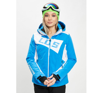 Горнолыжная куртка женская синего цвета 77030S