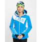 Горнолыжная куртка женская синего цвета 77030S