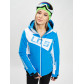 Горнолыжная куртка женская синего цвета 77030S