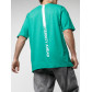 Футболка оверсайз зеленого цвета 224012Z